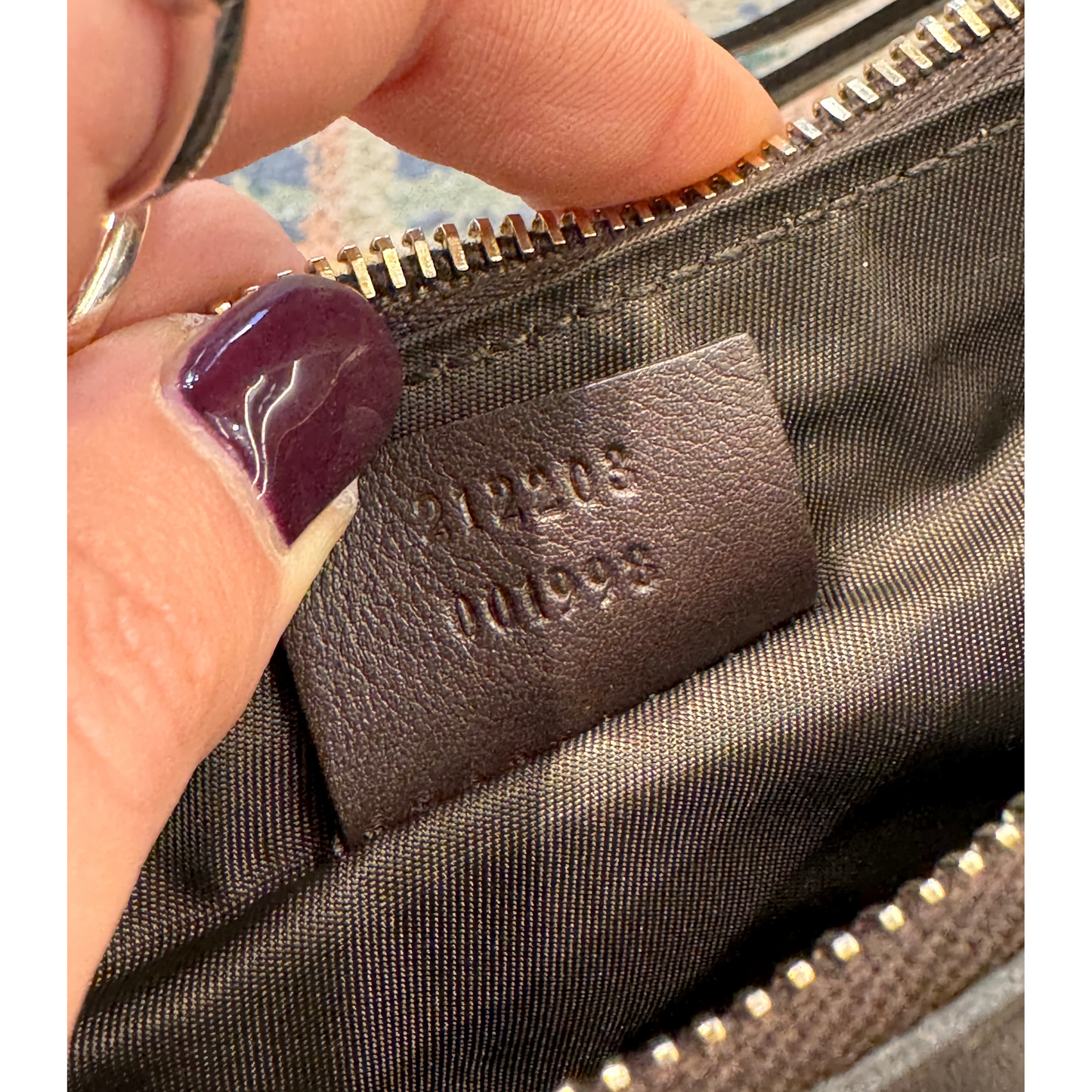 POCHETTE GUCCI COLOR CIOCCOLATO