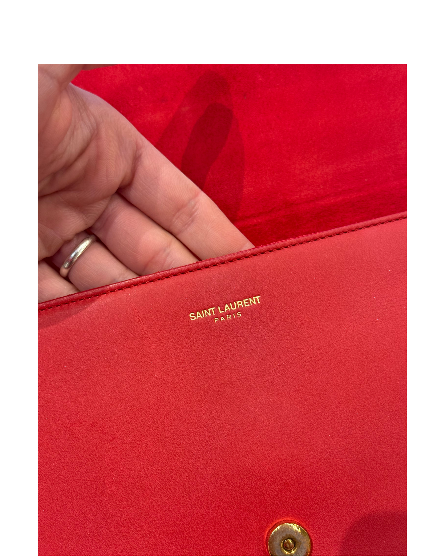 POCHETTE ROSSA YSL