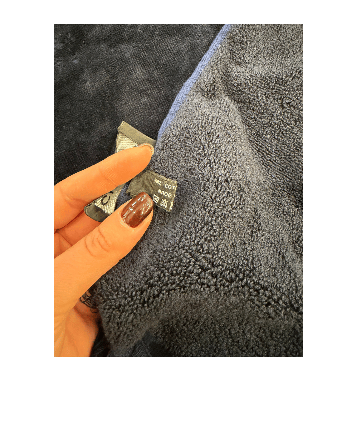 MARSUPIO CHANEL IN SPUGNA BLU CON TELO MARE