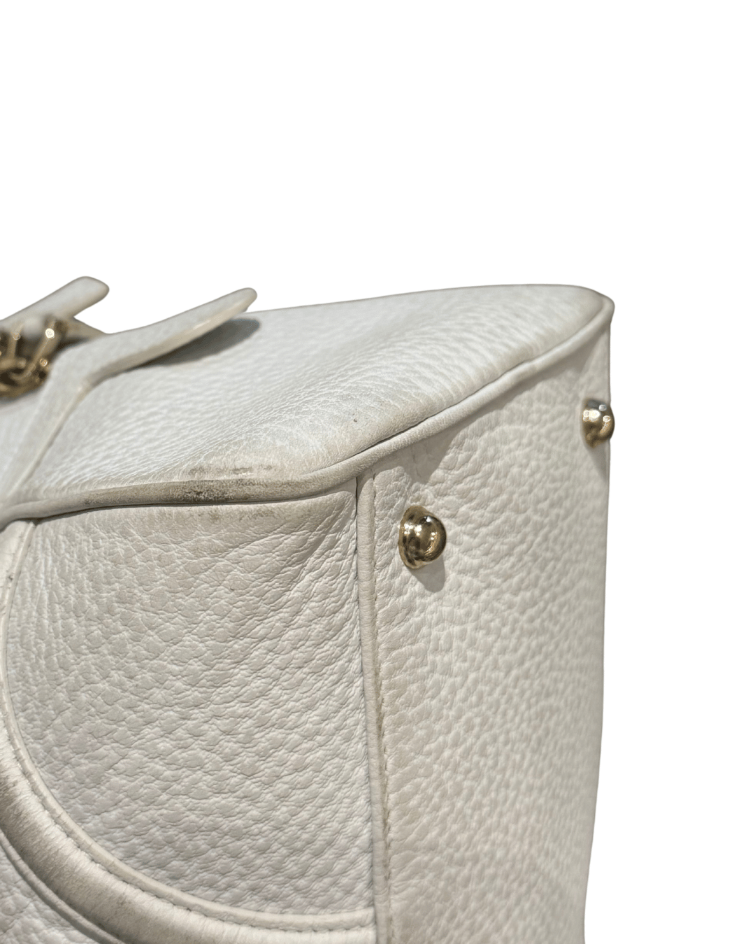 GUCCI BOSTON BLONDIE PELLE BIANCA FASCIA WEB