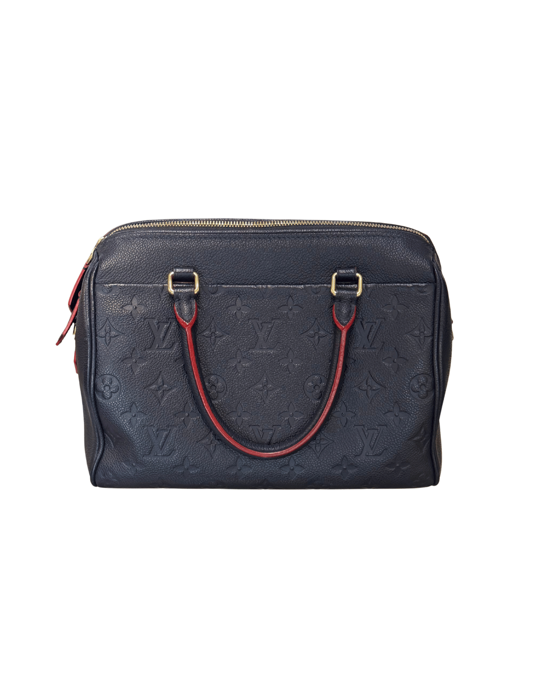 SPEEDY BANDOULIERE PELLE BLU EMPREINTE LOUIS VUITTON