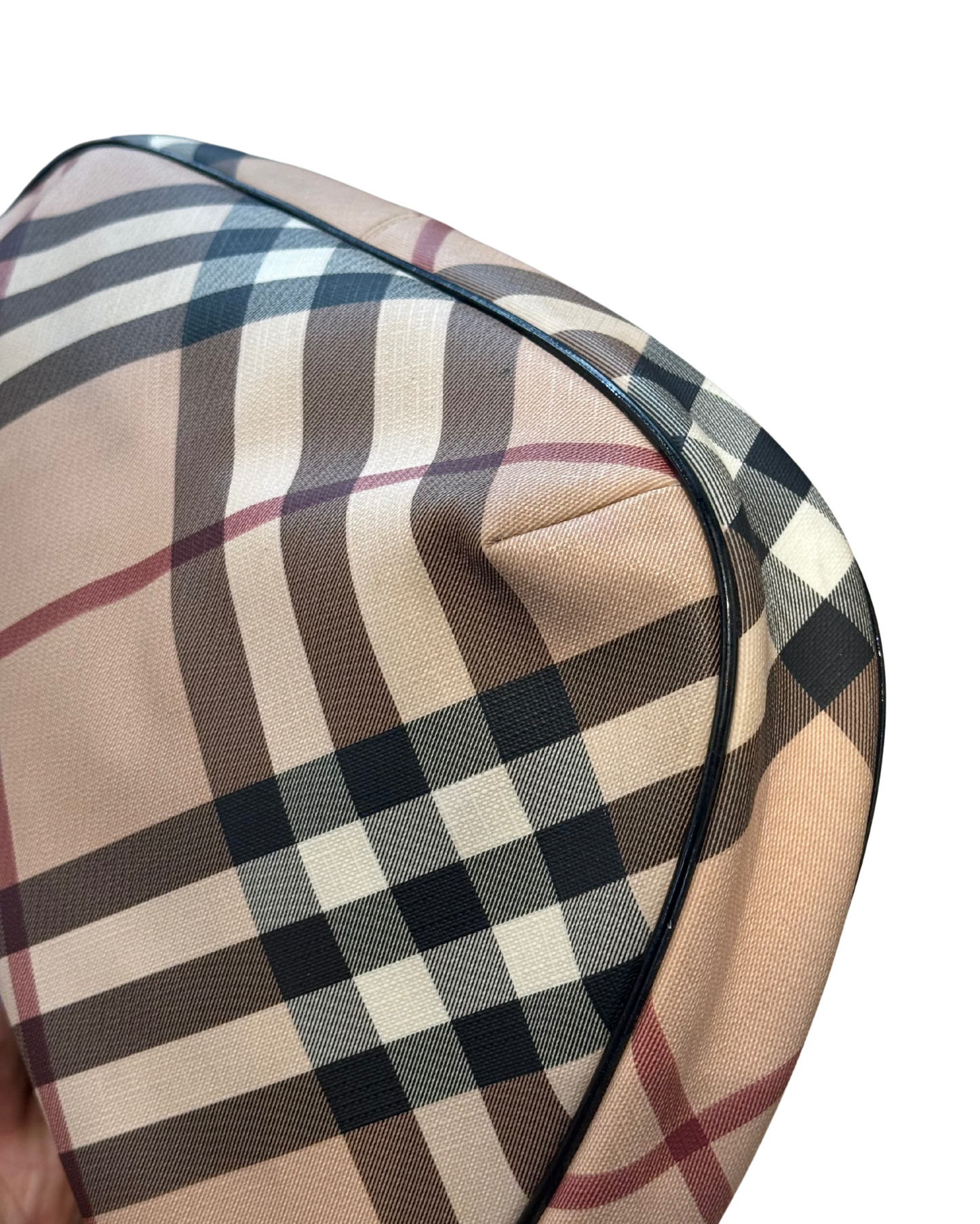 MEZZALUNA BURBERRY RIFINITURE NERE