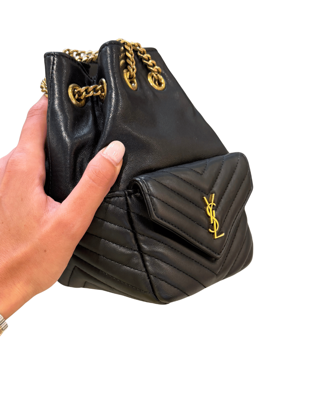 SECCHIELLO MINI JOE YSL NERO