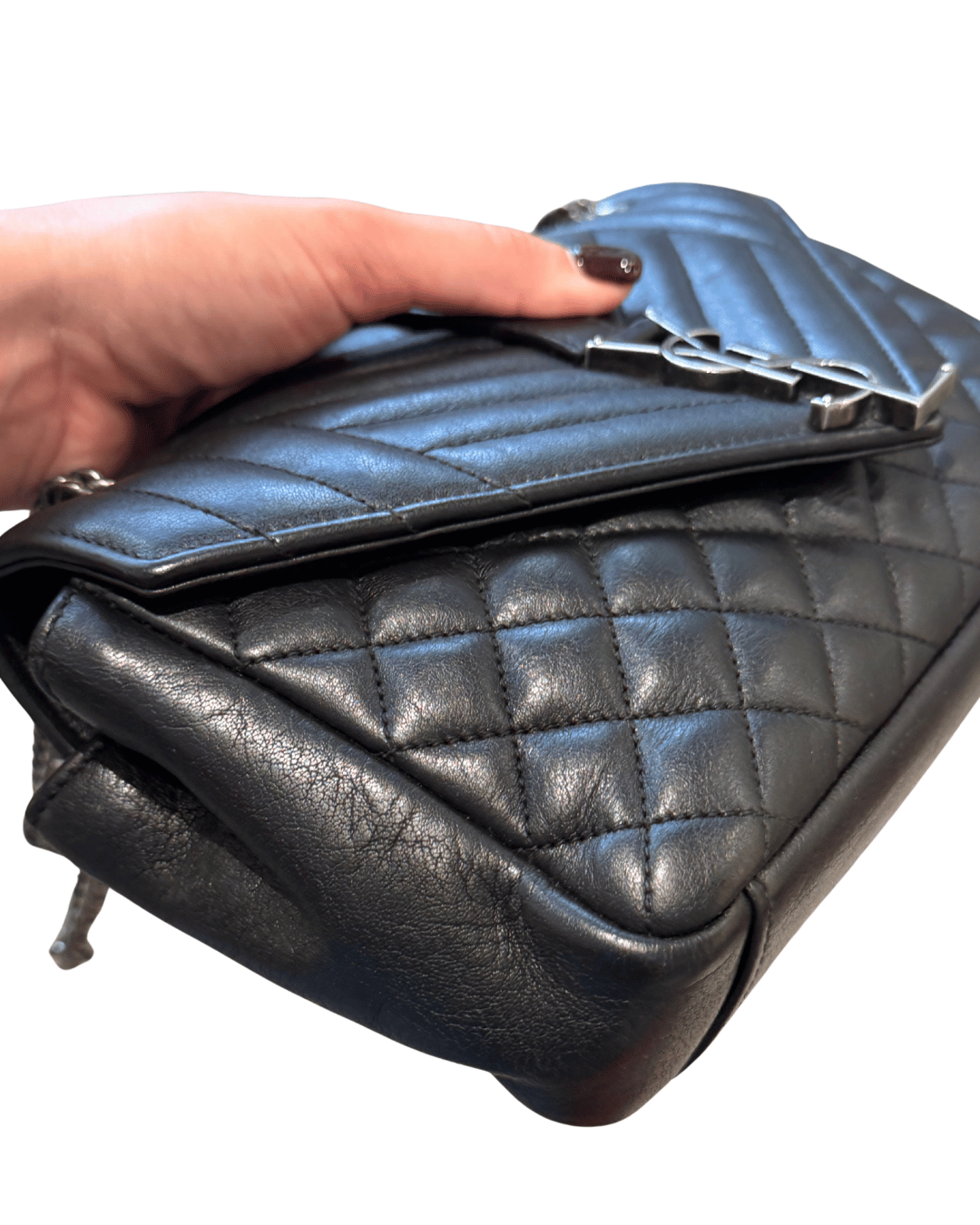 COLLEGE YSL SMALL  PELLE NERA