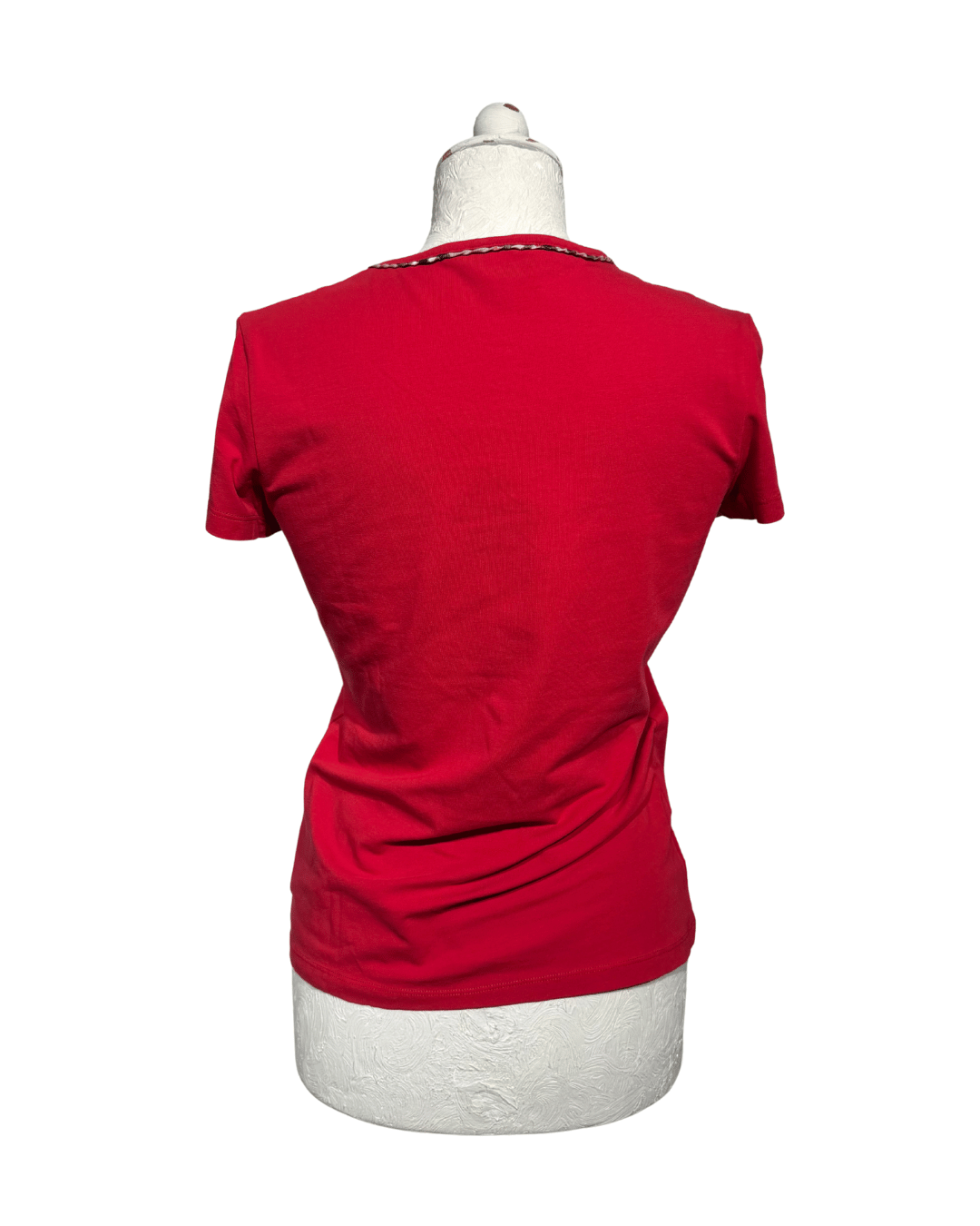 THSIRT BURBERRY ROSSA CON BORDINO CHECK