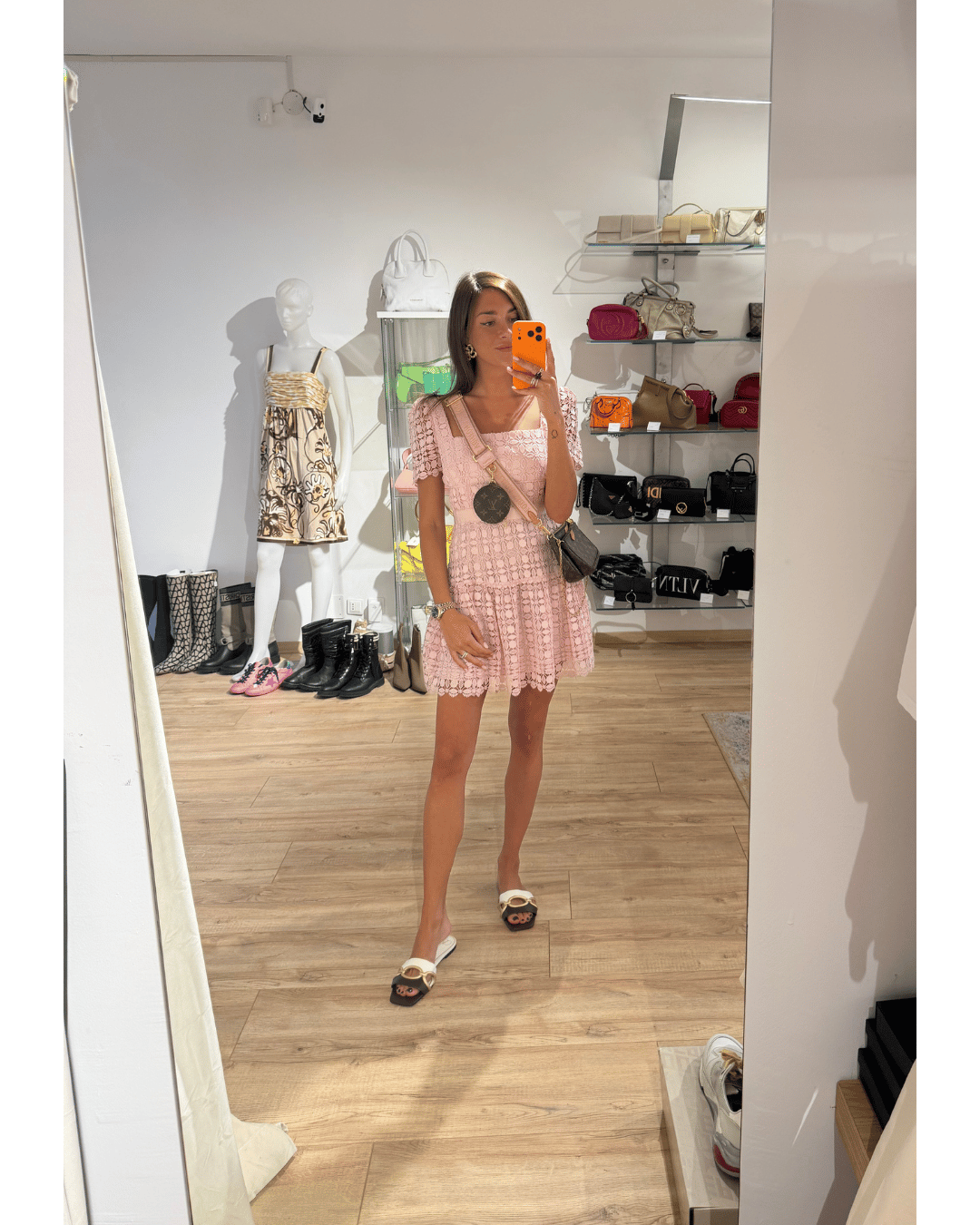 ABITO SELF PORTRAIT ROSA PIZZO Tg 42