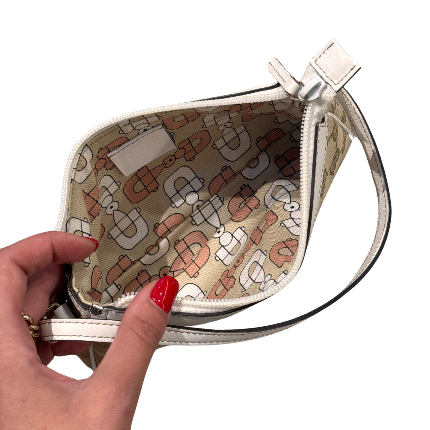 POCHETTE GUCCI RIFINITURE BIANCHE