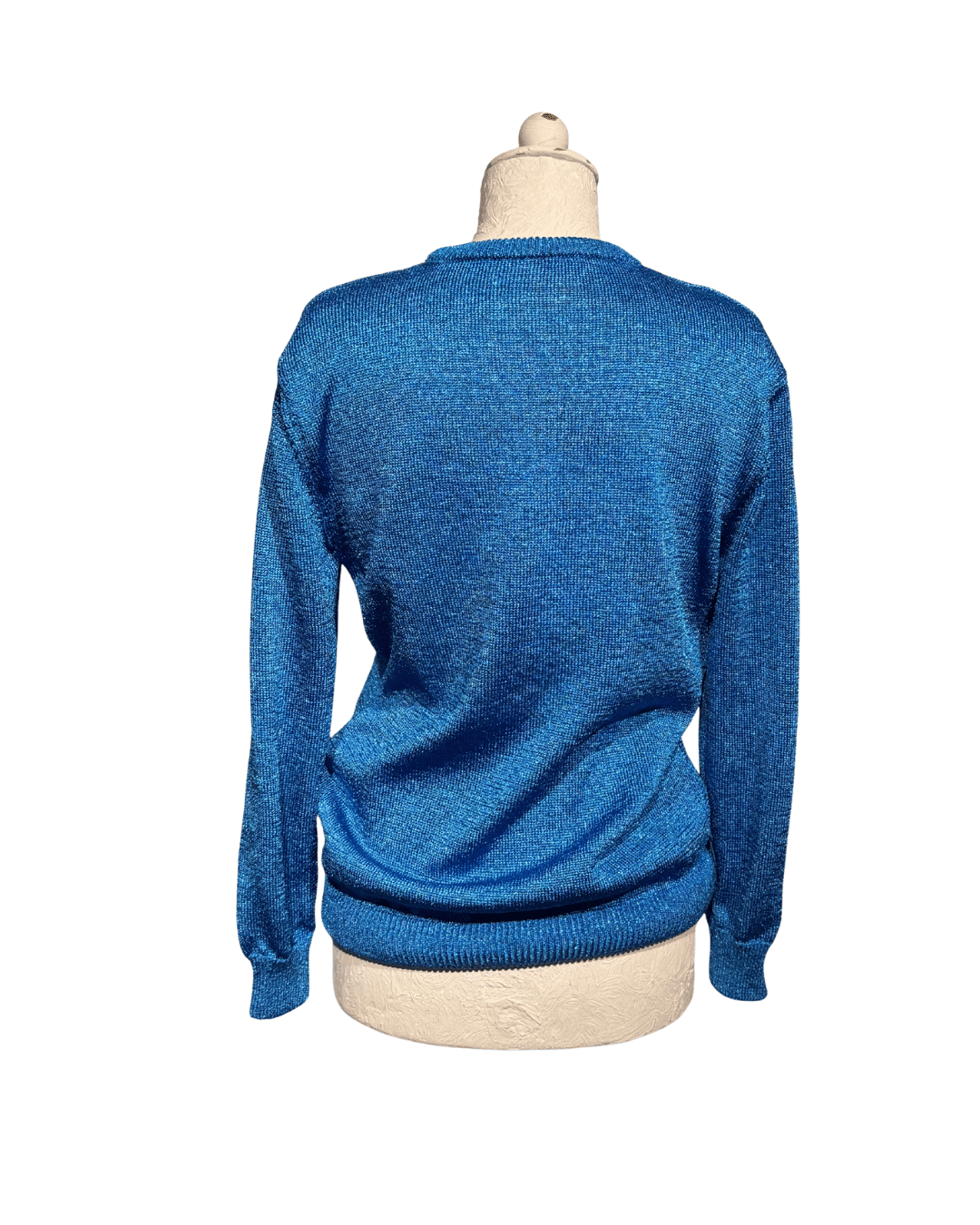 MAGLIONE ALBERTA FERRETTI BLU SUNDAY