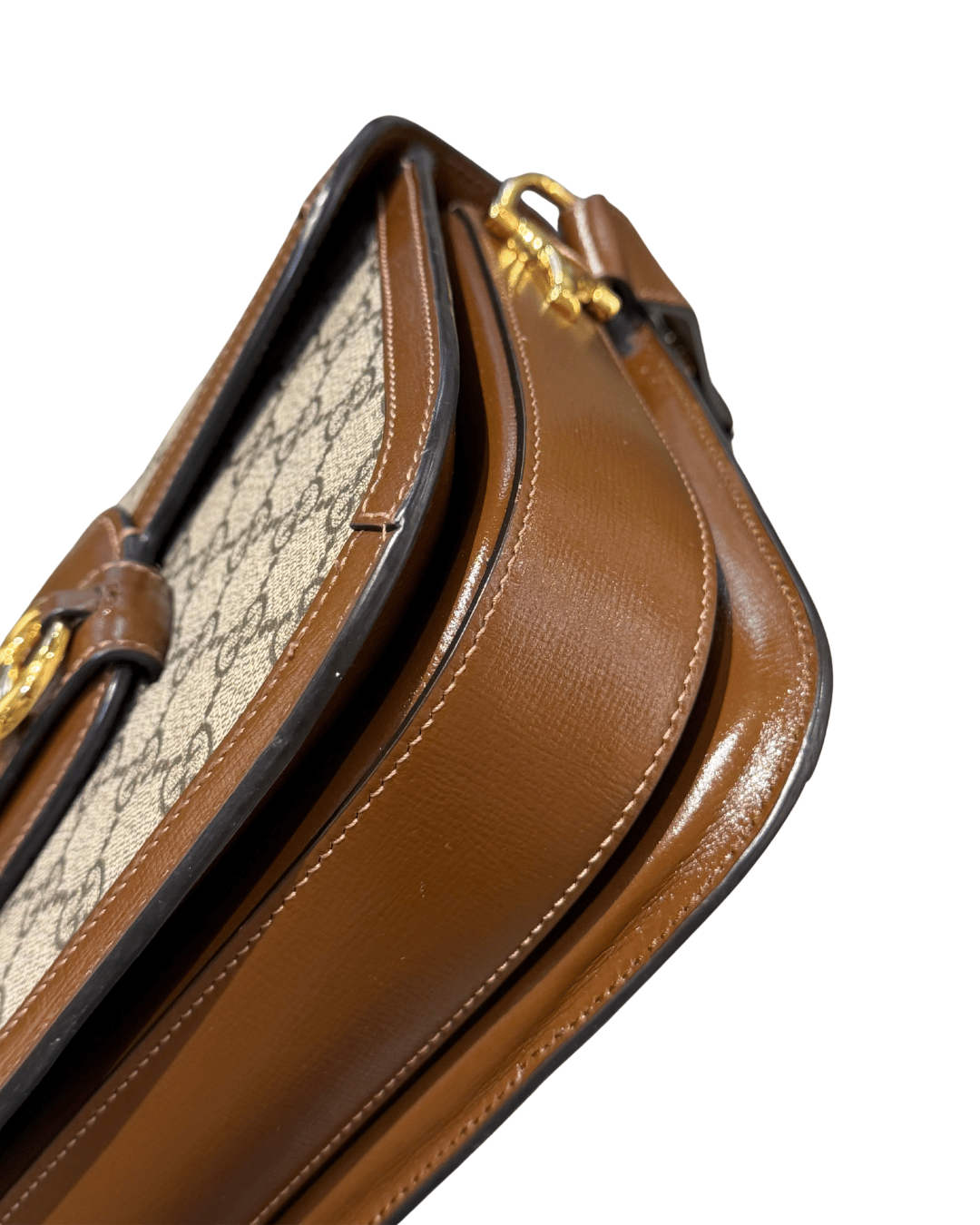 GUCCI HORSEBIT 1955 GG SUPREME RIFINITURE MARRONI