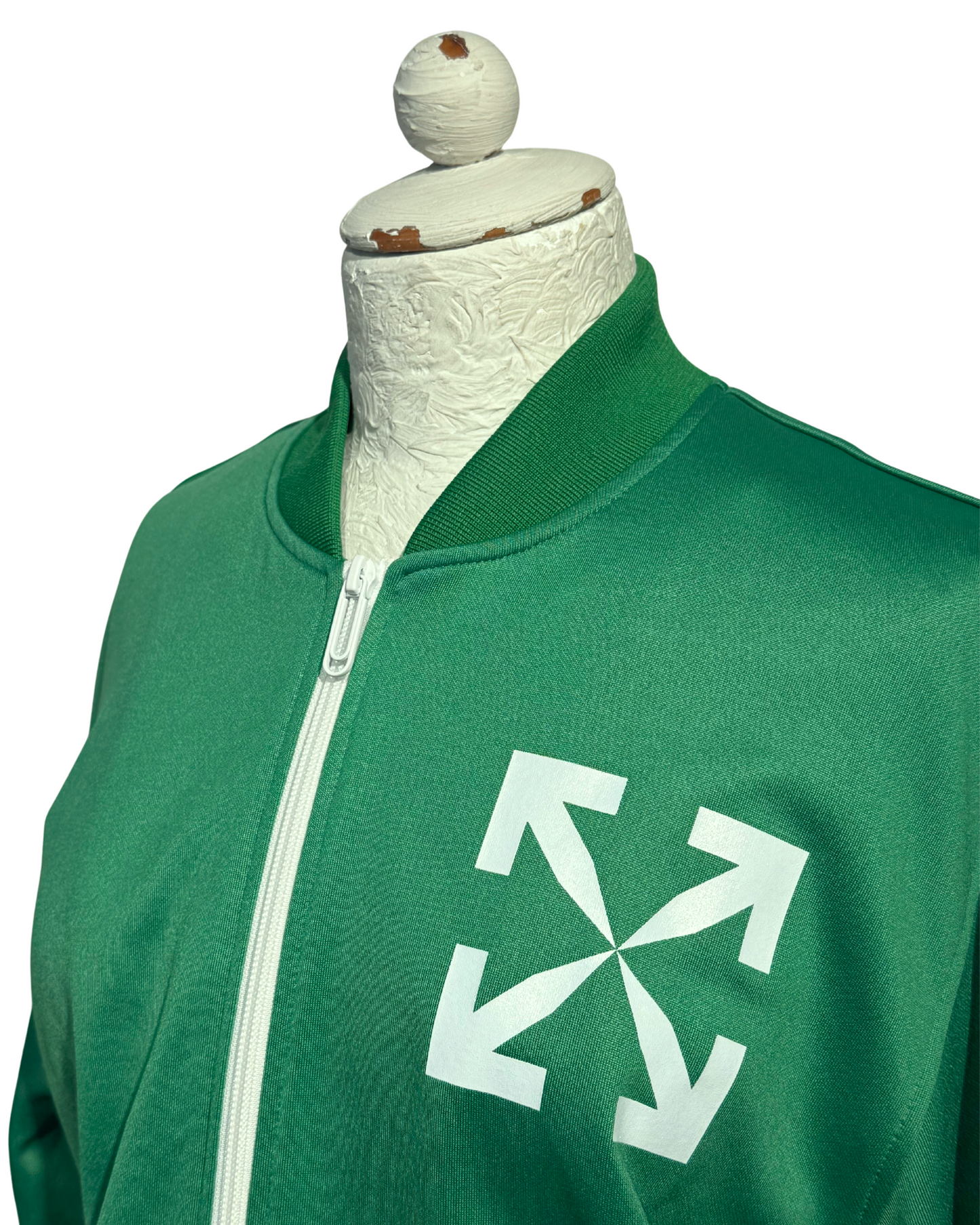 FELPA OFF WHITE VERDE UOMO