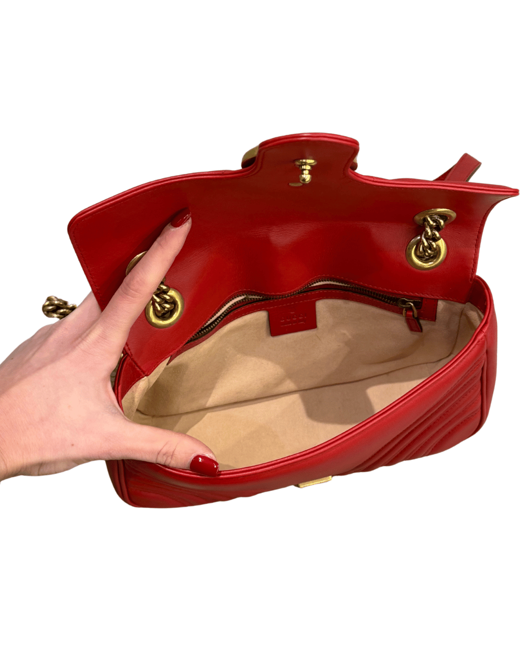 GUCCI MARMONT 26 ROSSA