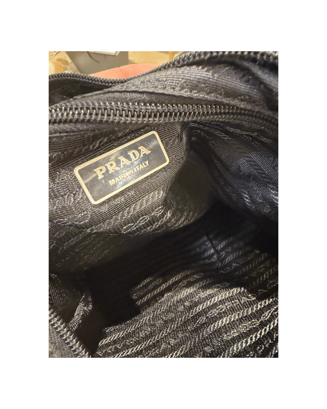 TRACOLLA UNISEX PRADA TESSUTO TECNICO NERO
