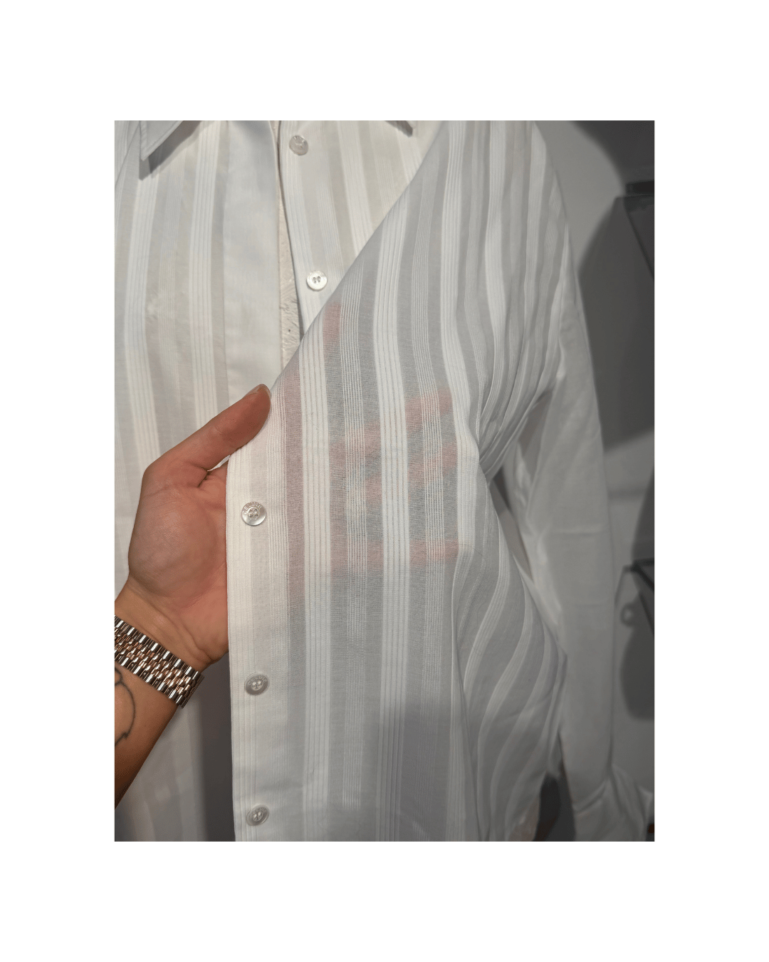 CAMICIA CELINE BIANCA COTONE