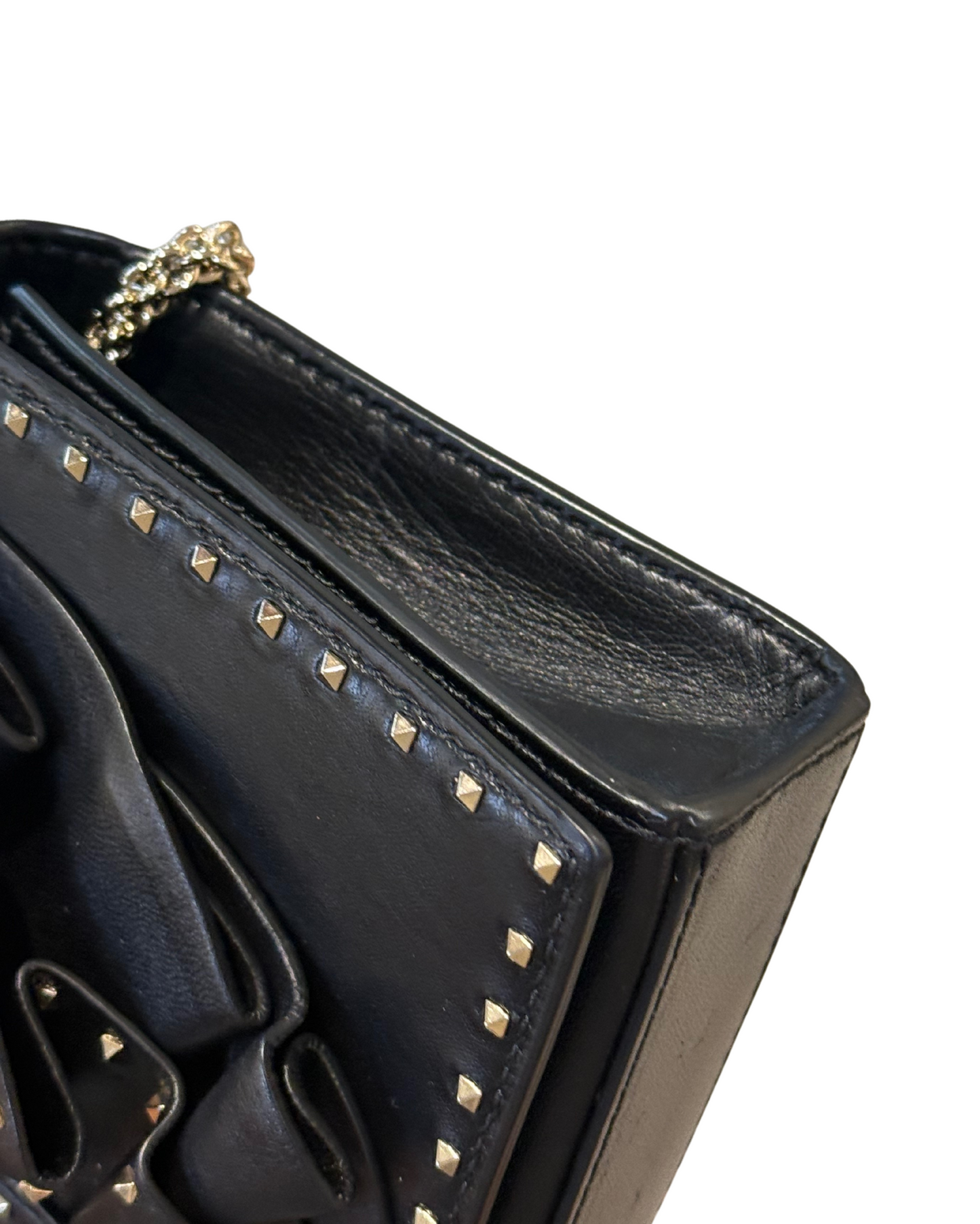 VALENTINO BLACK VERY V RUFFLE NERA