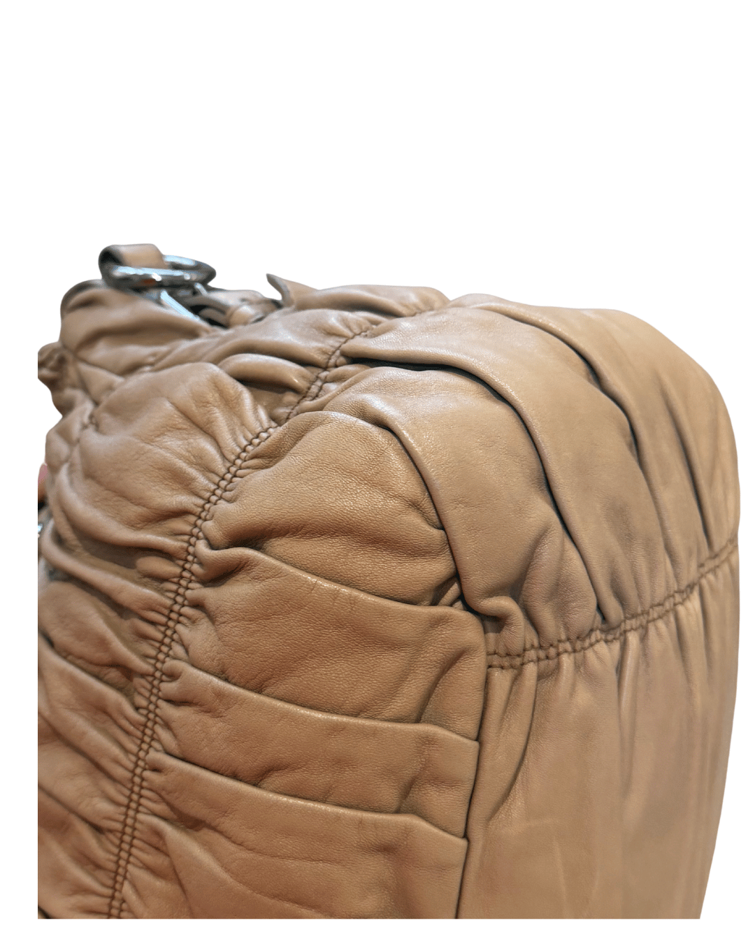 PRADA BEIGE GAUFRE CON TRACOLLA