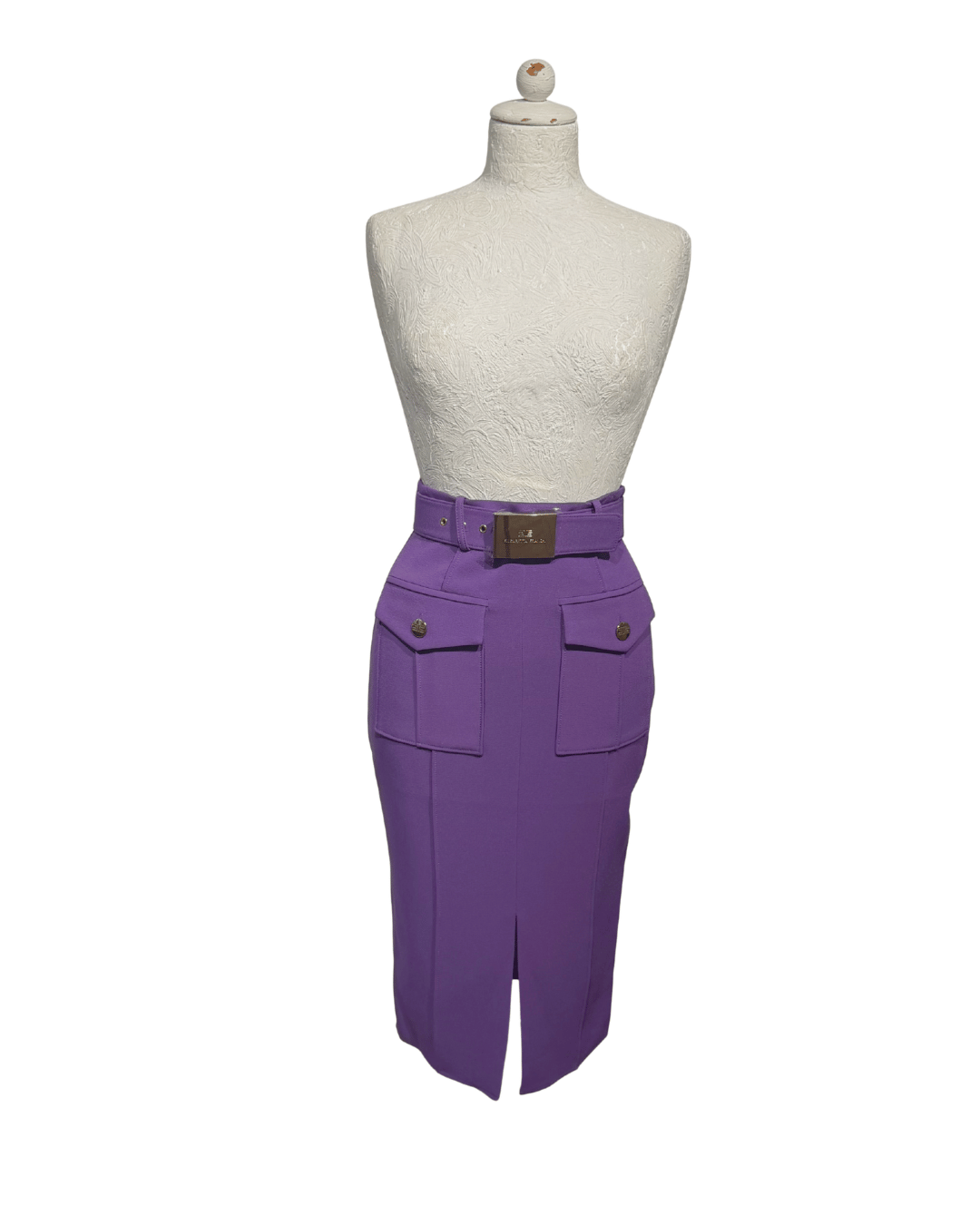 GONNA TUBINO ELISABETTA FRANCHI VIOLA Tg 40