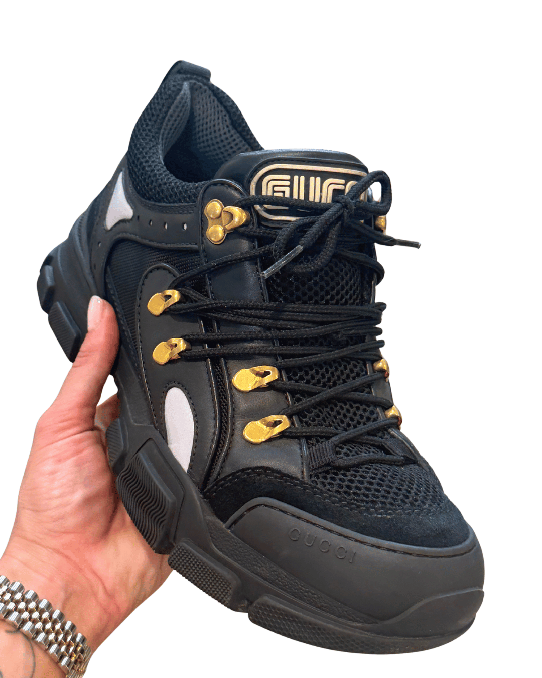 SNEAKERS GUCCI NERE FLASHTRACK Nr 40
