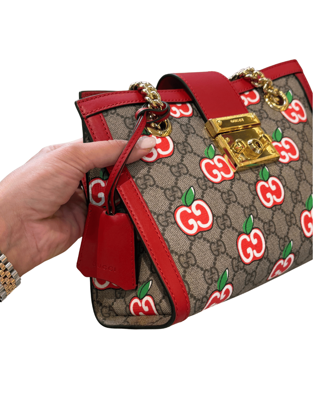 GUCCI PADLOCK GG SUPREME APPLE
