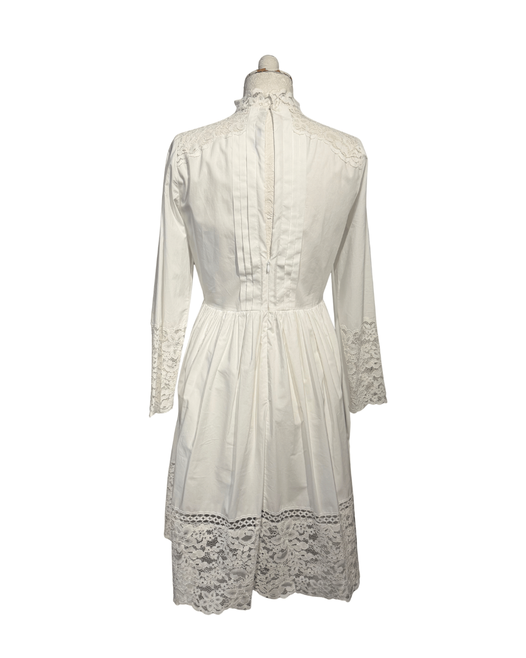 ABITO SANDRO PARIS BIANCO CON DETTAGLI PIZZO