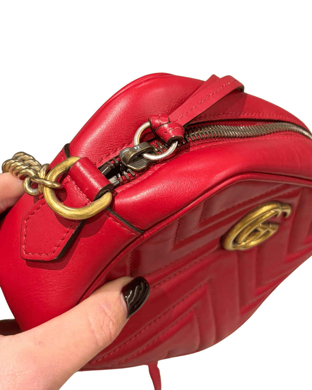 MINI CAMERA BAG GUCCI ROSSA