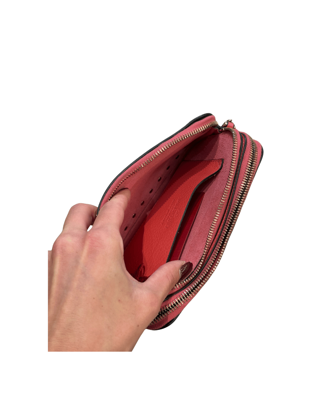 POCHETTE VALENTINO ROSA/SALMONE