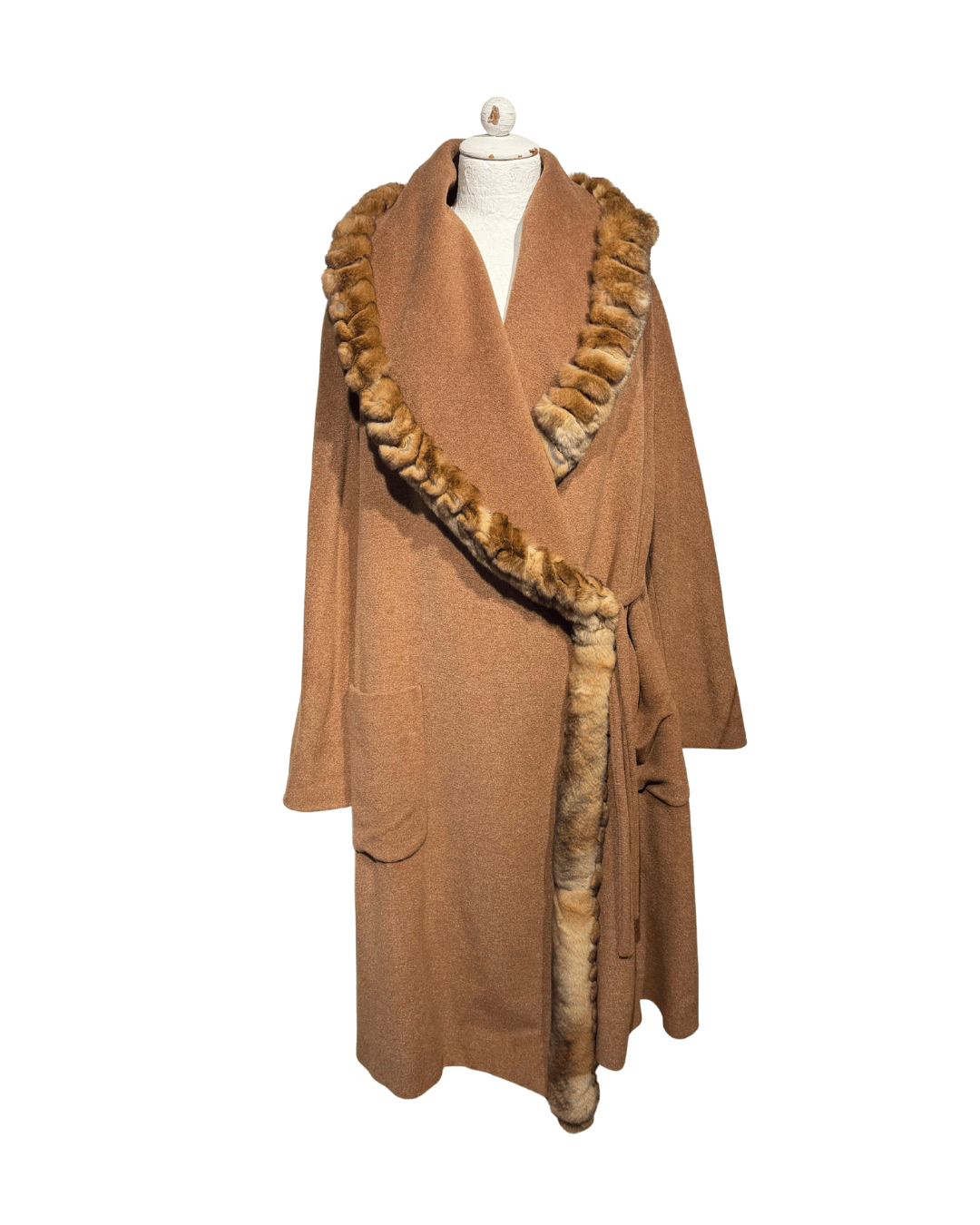 CAPPOTTO FENDI CON PROFILO IN LAPIN