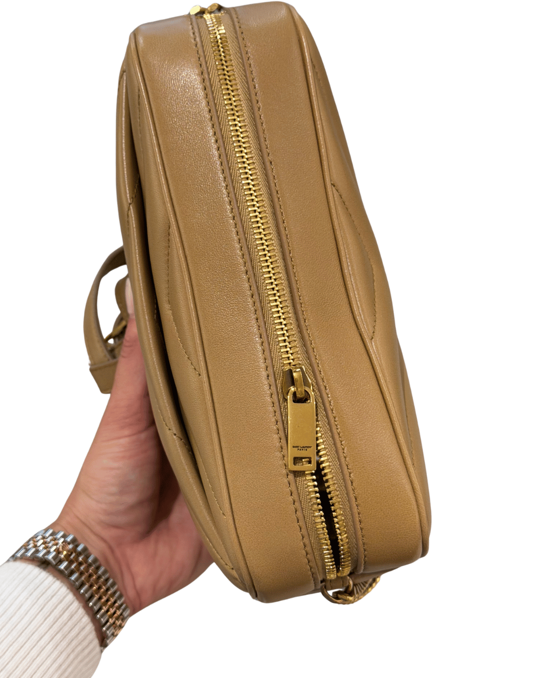 CAMERA BAG YSL COLOR CAMMELLO