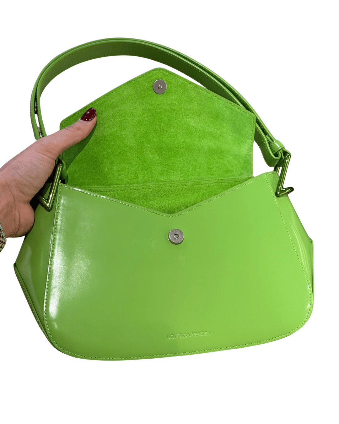 BOTTEGA VENETA D RING-TOYIN VERDE ACIDO
