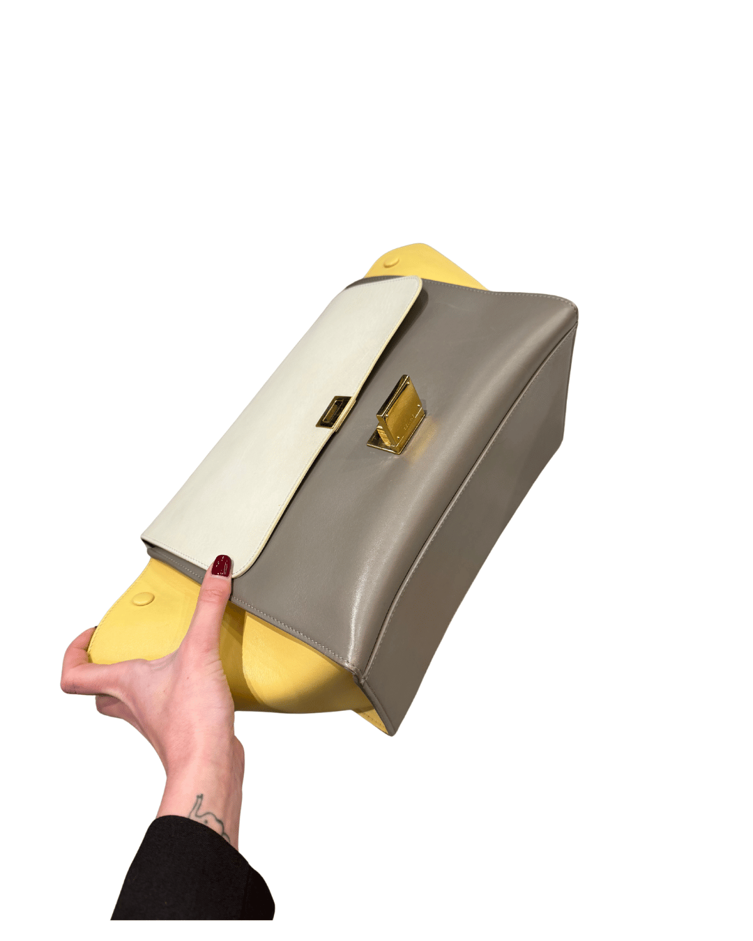 CELINE TRAPEZE TRICOLORE