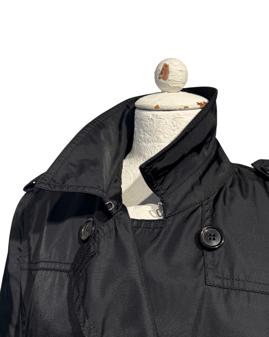 IMPERMEABILE PRADA NERO Tg 44