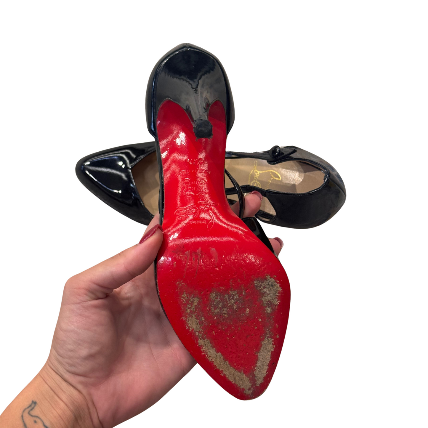 DECOLLETE LOUBOUTIN INCROCIO nr37.5