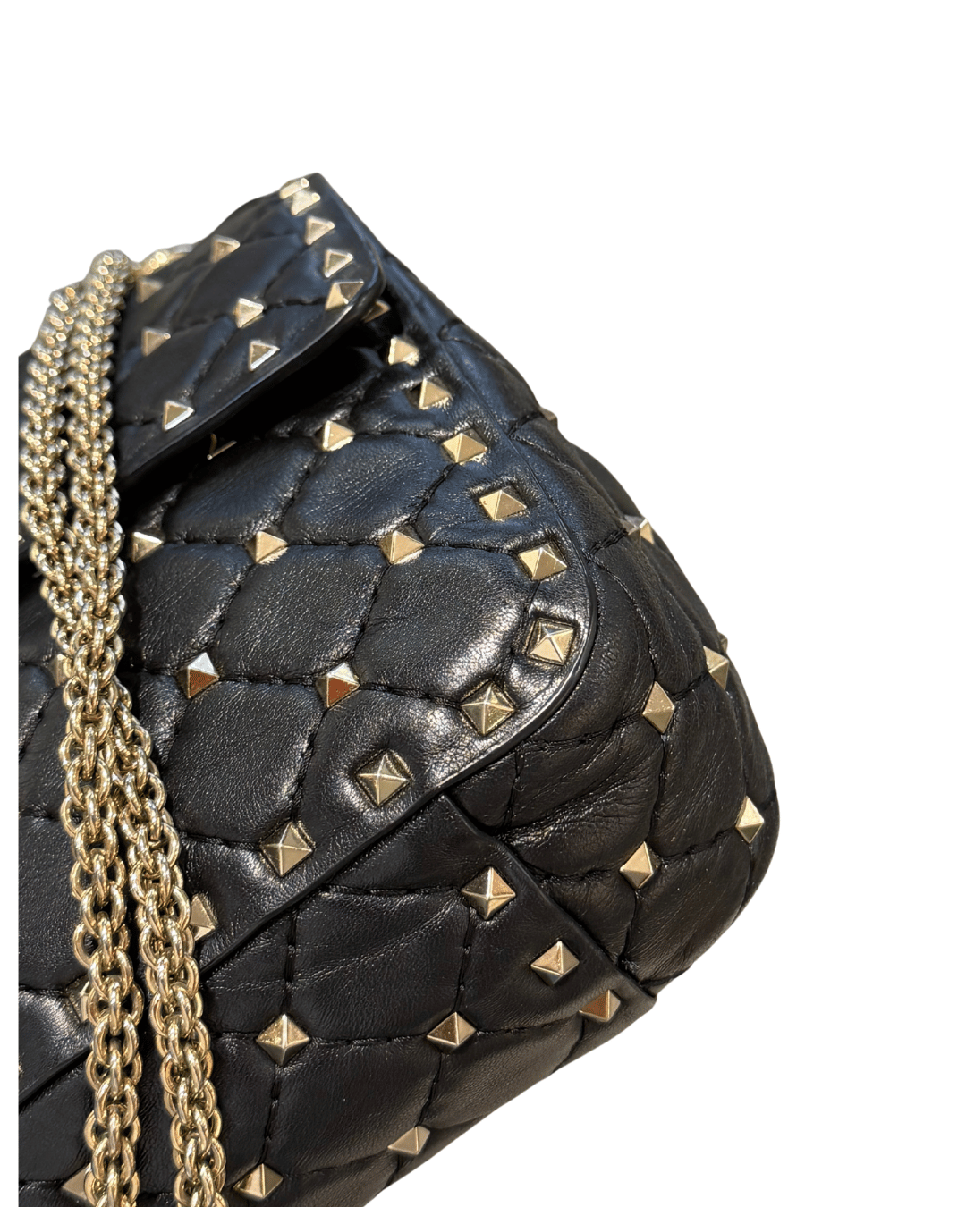 VALENTINO SPIKE MEDIA NERA