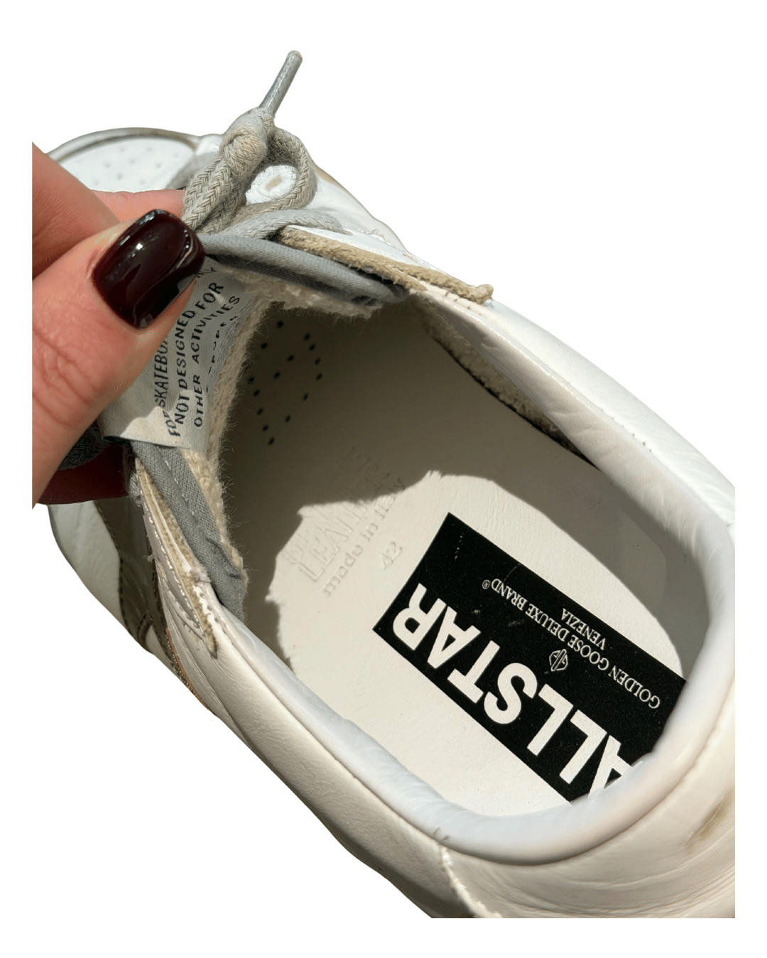 GOLDEN GOOSE SUPER STAR BIANCHE Nr 42