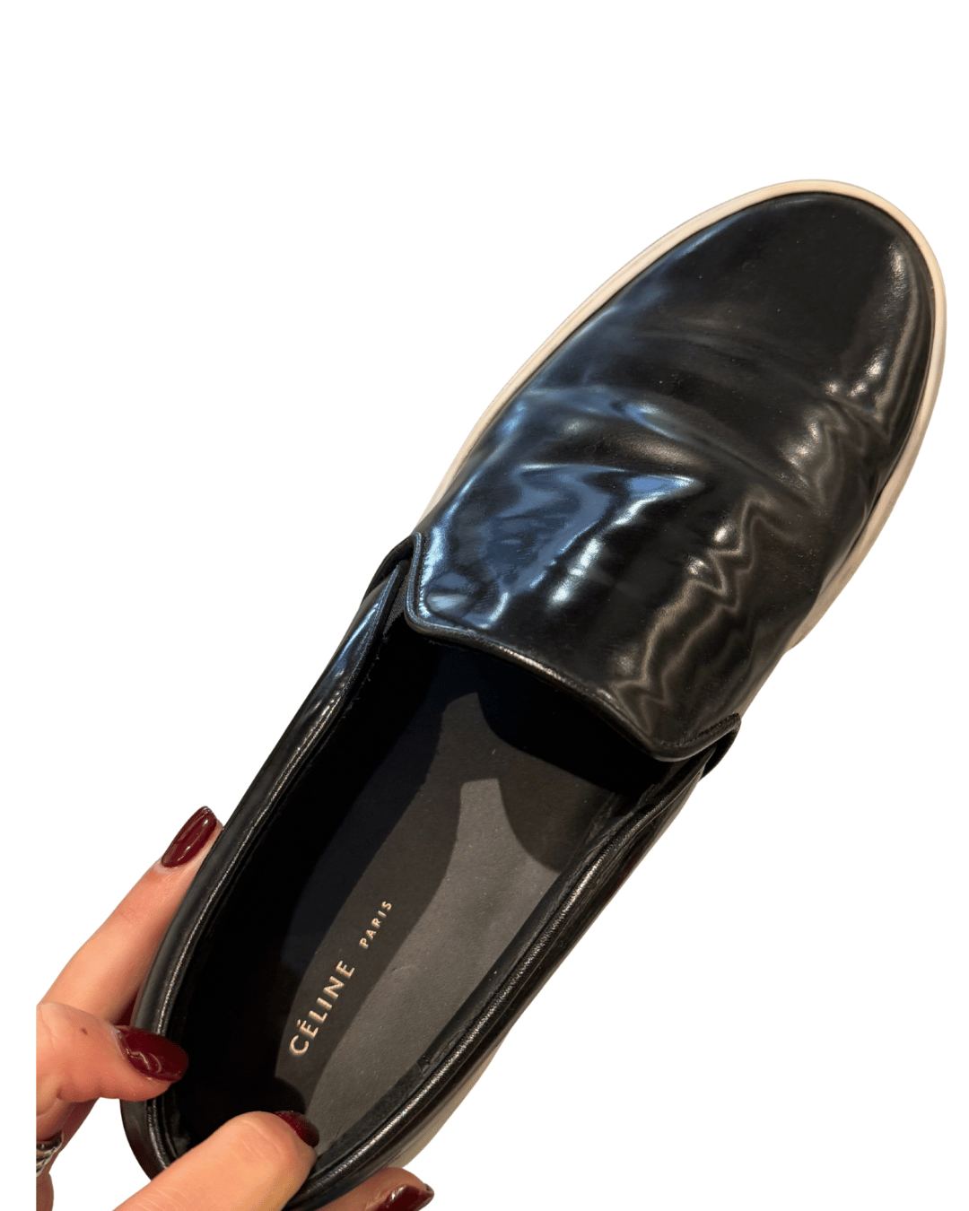 SLIP-ON CELINE NERE LUCIDE Nr39