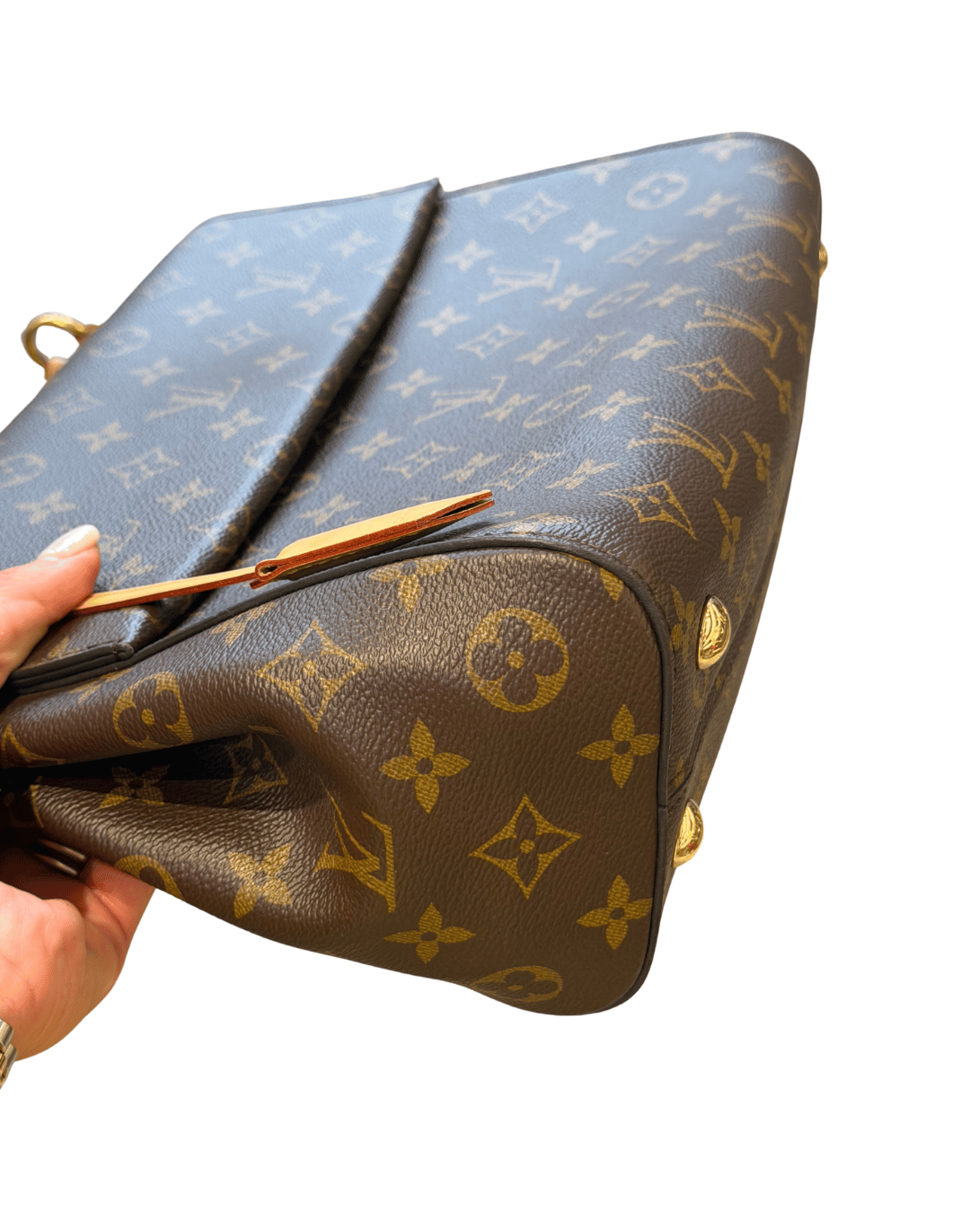 CLUNY MM LOUIS VUITTON TRACOLLA BICOLORE