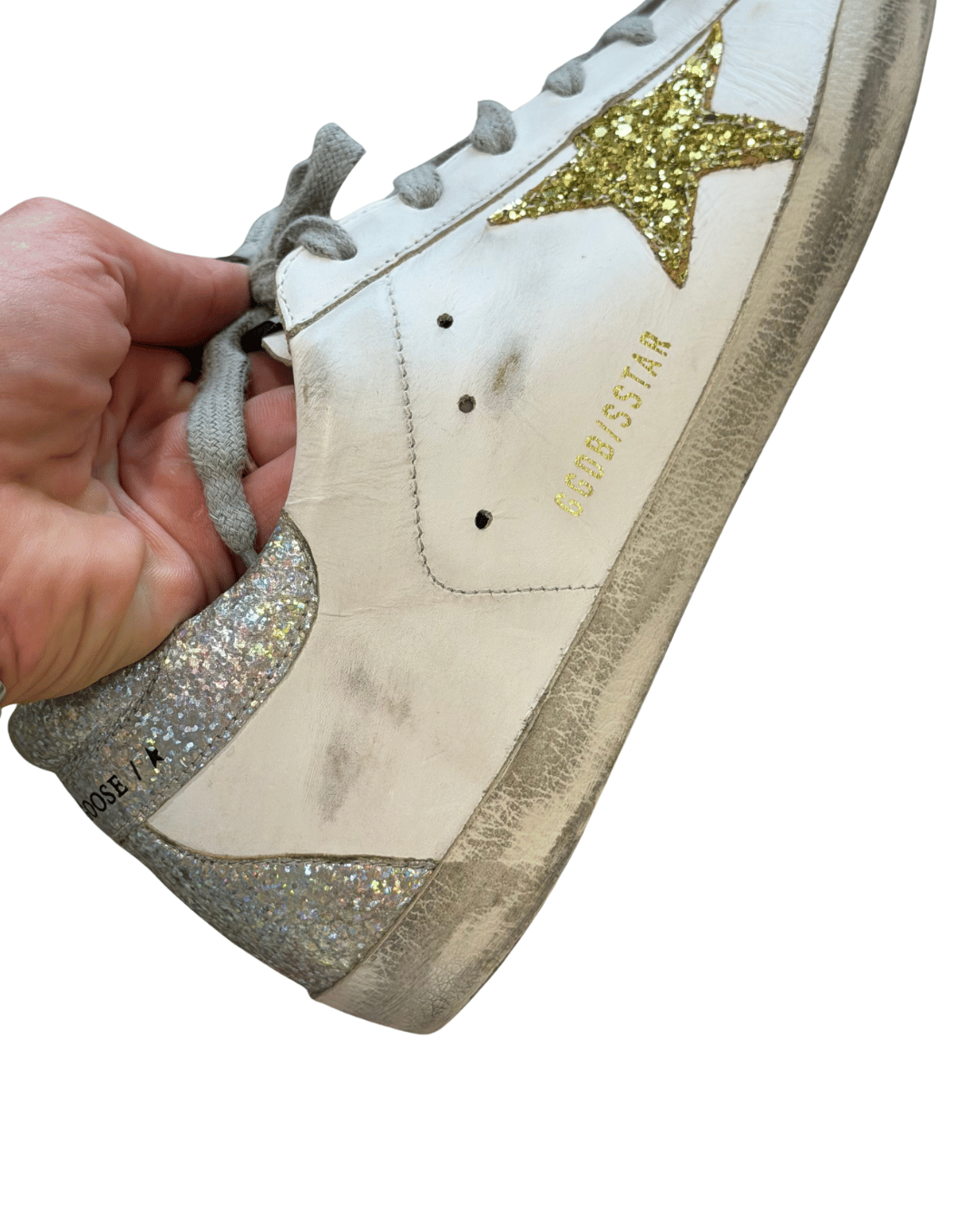 GOLDEN GOOSE SUPERSTAR BIANCHE STELLA ORO Nr 39
