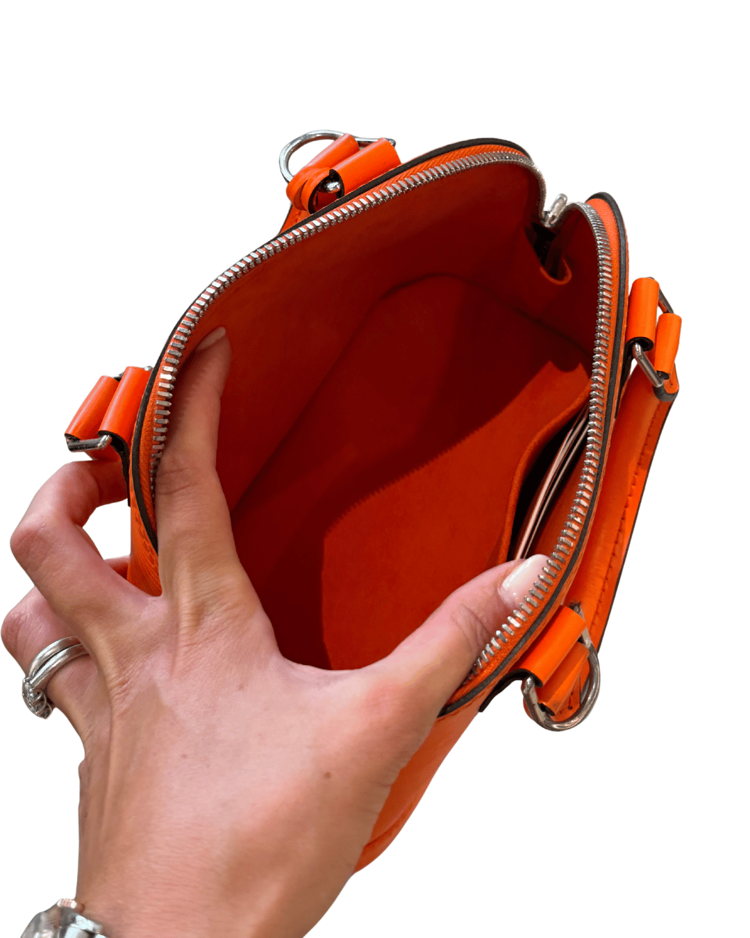 ALMA BB PELLE EPI ARANCIONE LOUIS VUITTON