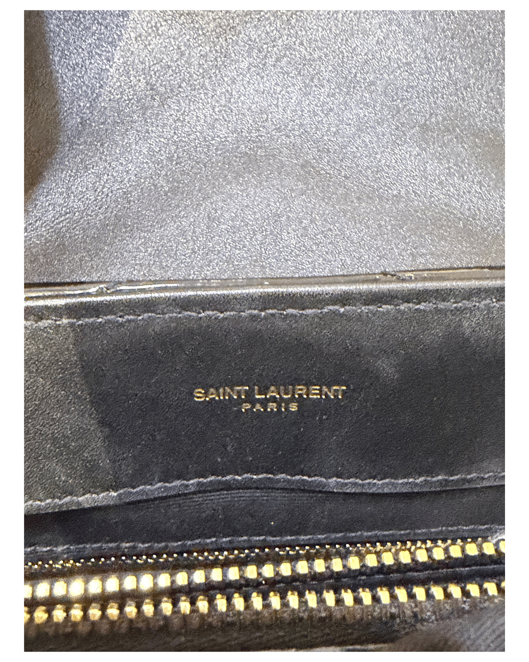 LOULOU MEDIA YSL PELLE VERNICIATA NERA