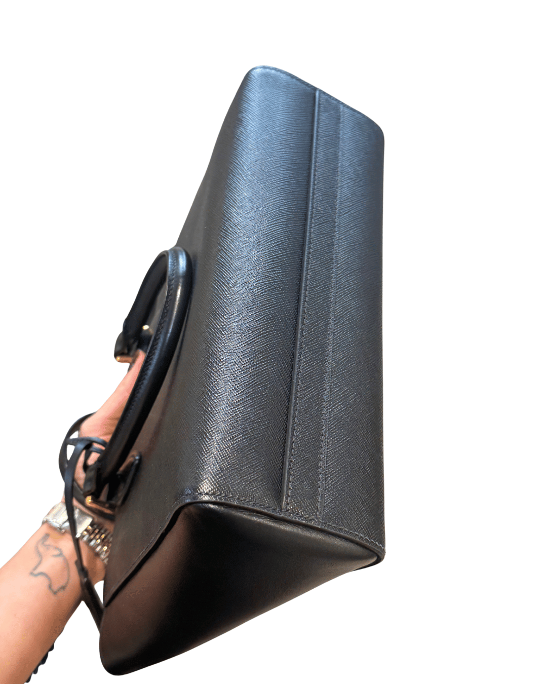 BORSA PRADA NERA IN PELLE