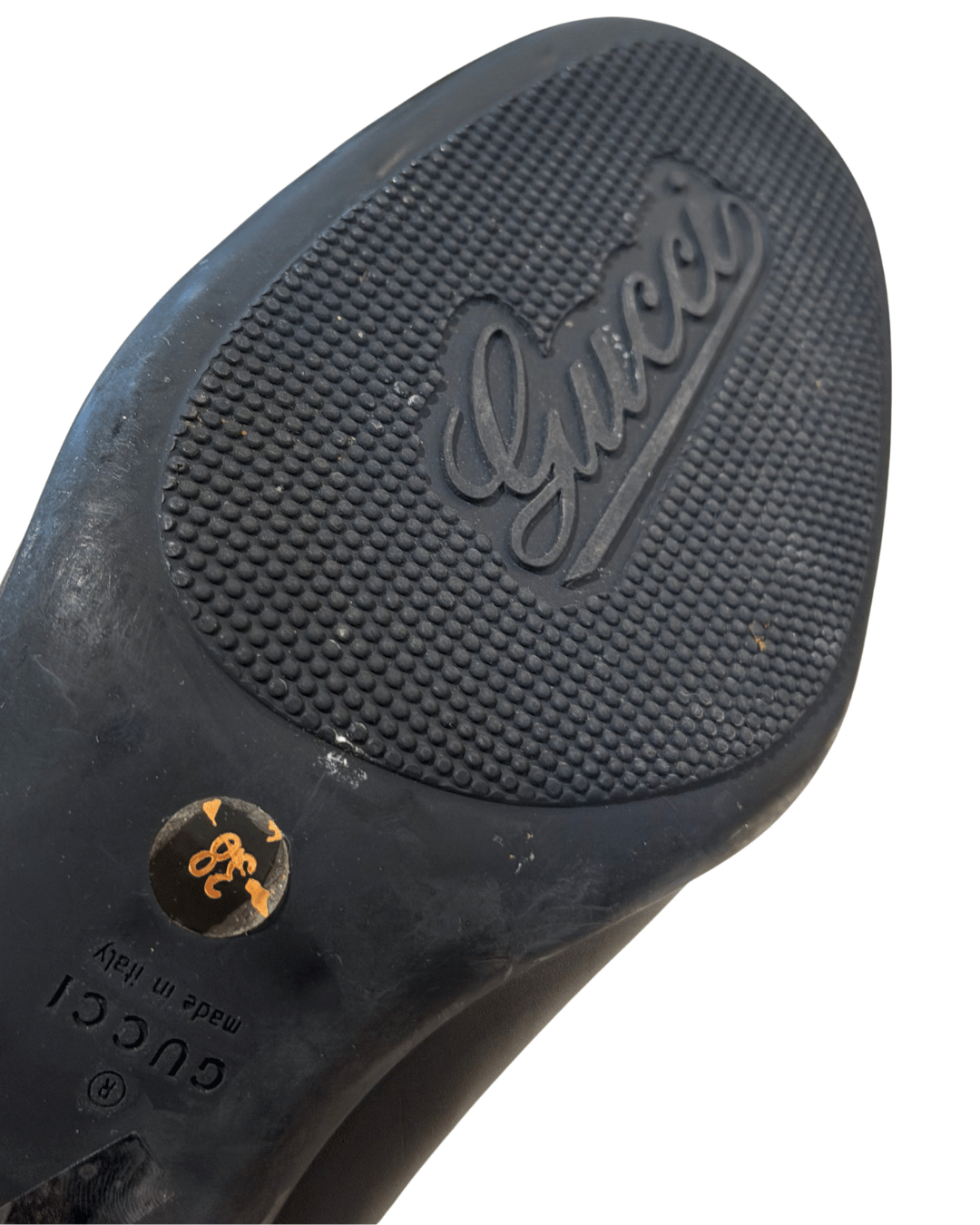 DECOLLETE GUCCI NERE DETTAGLIO BAMBU Nr 38