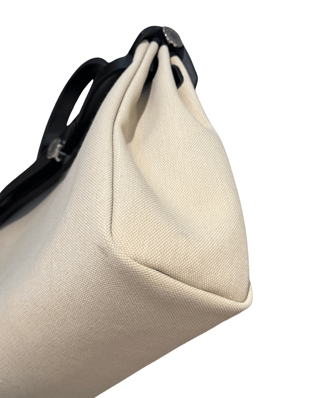 HERBAG HERMES ZIP 31 BEIGE E RIFINITURE NERE