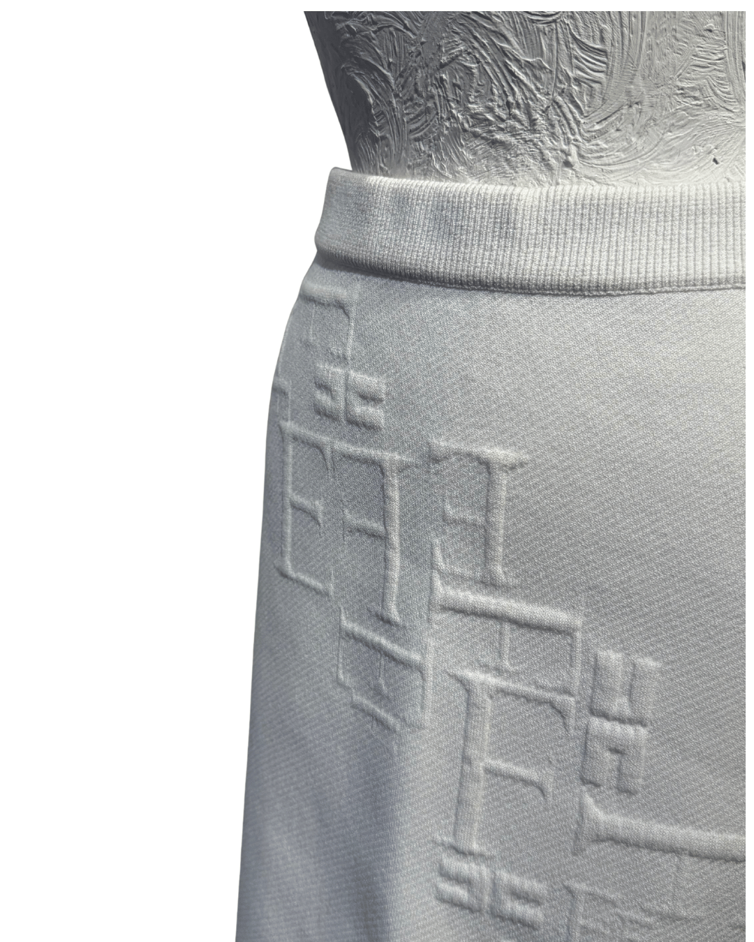 GONNA IN MAGLIA BIANCA ELISABETTA FRANCHI TG 44