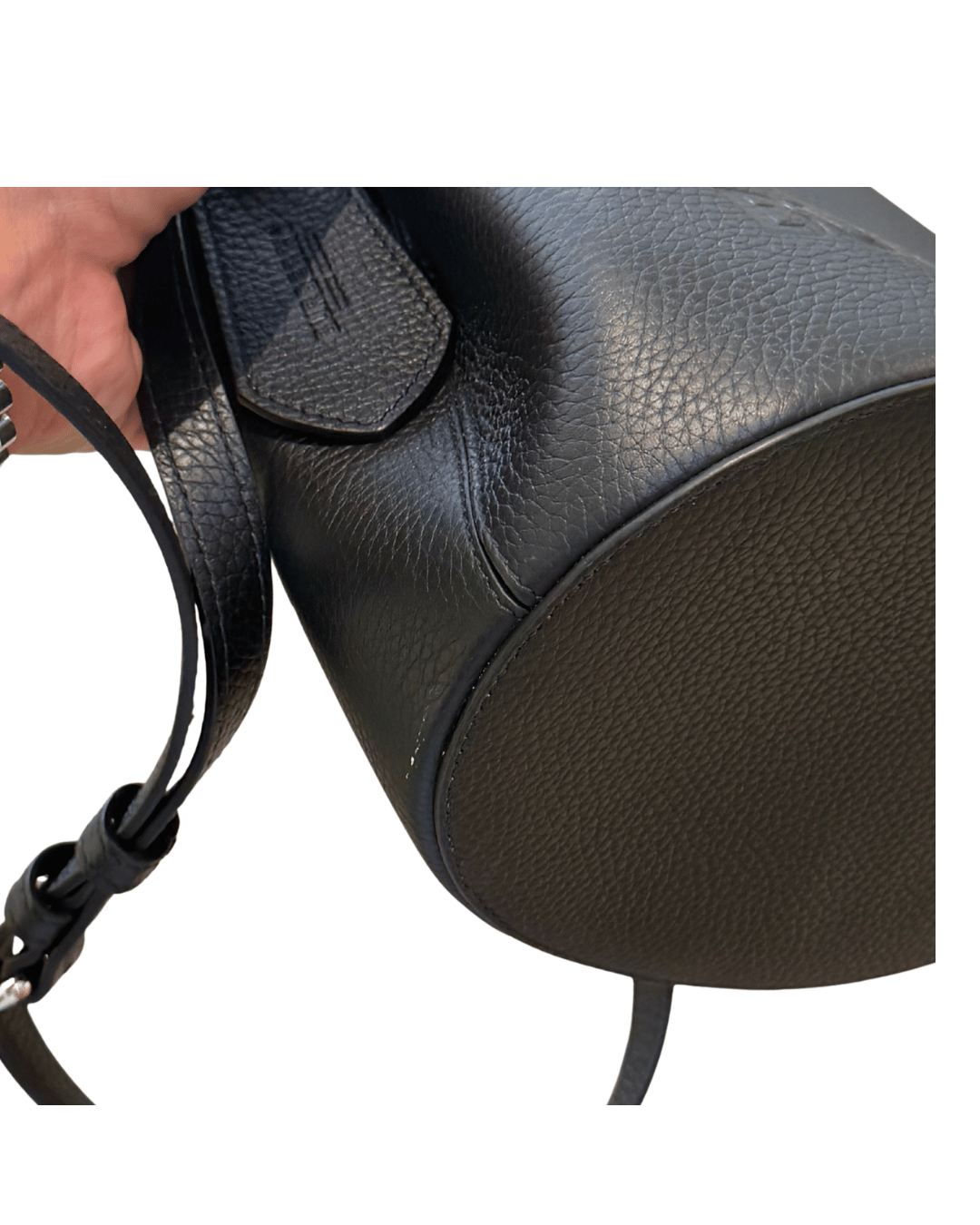 SECCHIELLO BURBERRY PELLE NERA