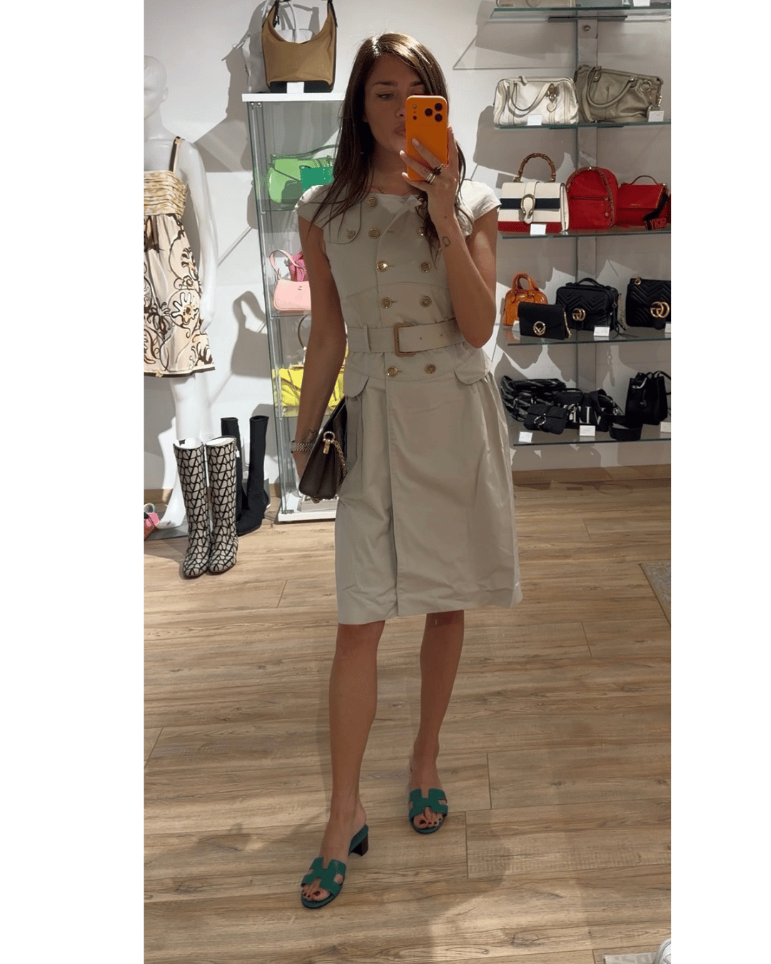 ABITO TRENCH BURBERRY BEIGE Tg 40