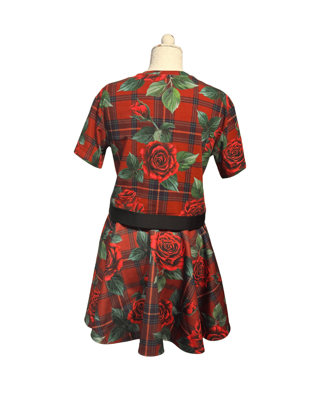COMPLETO ROSE D&G GONNA E TSHIRT Tg S