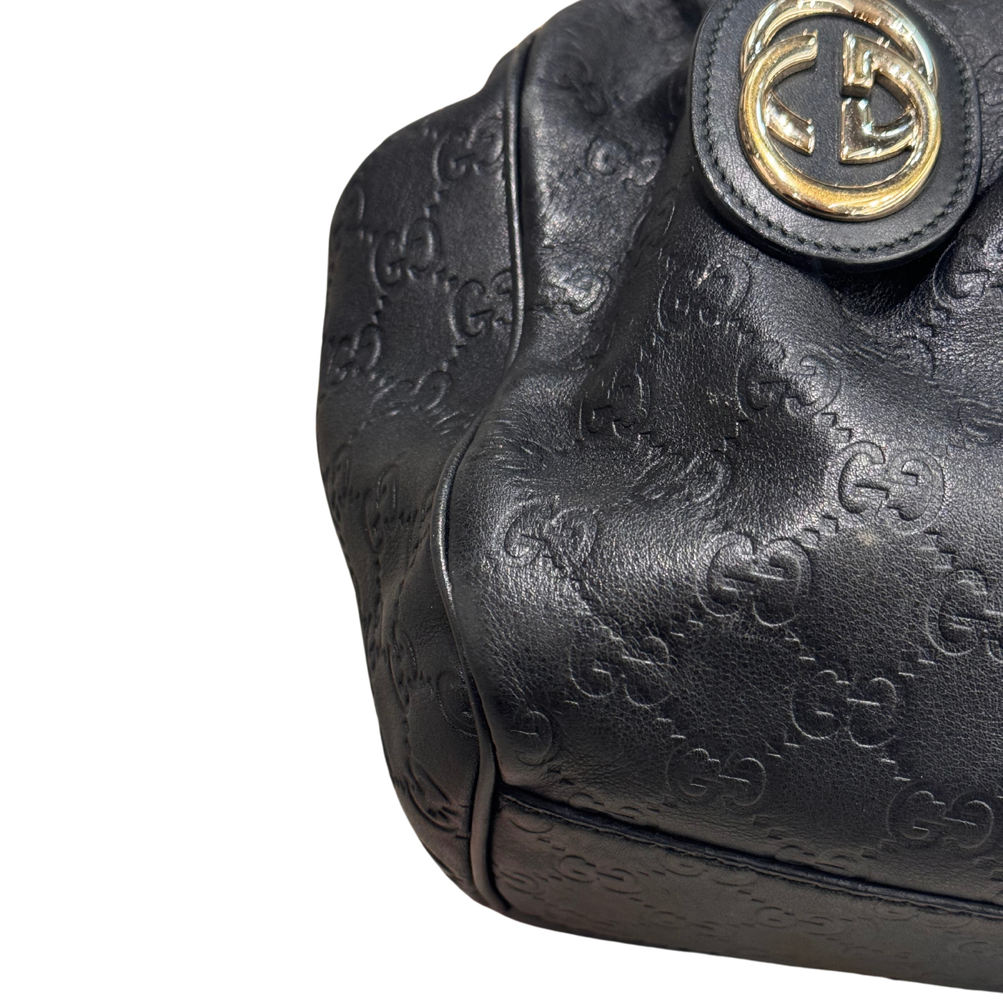 BORSA GUCCI NERA IN PELLE