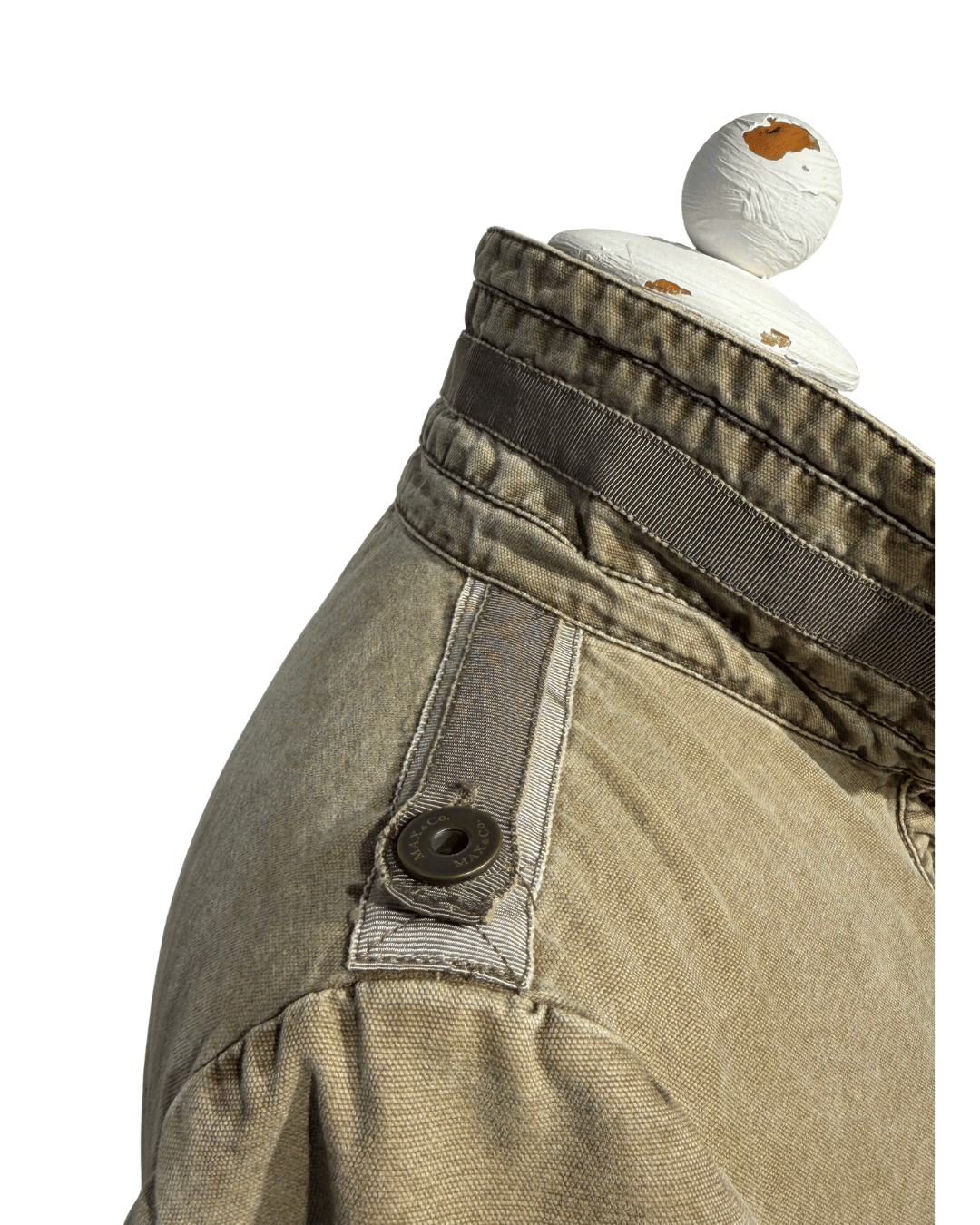 GIACCA MAX&CO COTONE KAKI Tg 40