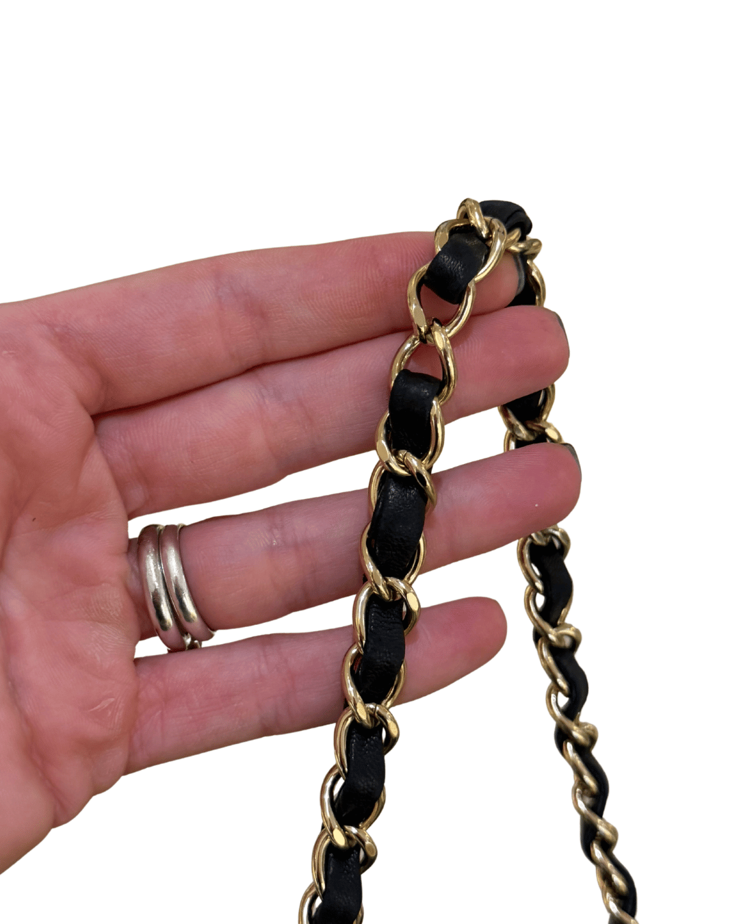 POCHETTE CHANEL VINTAGE NERA
