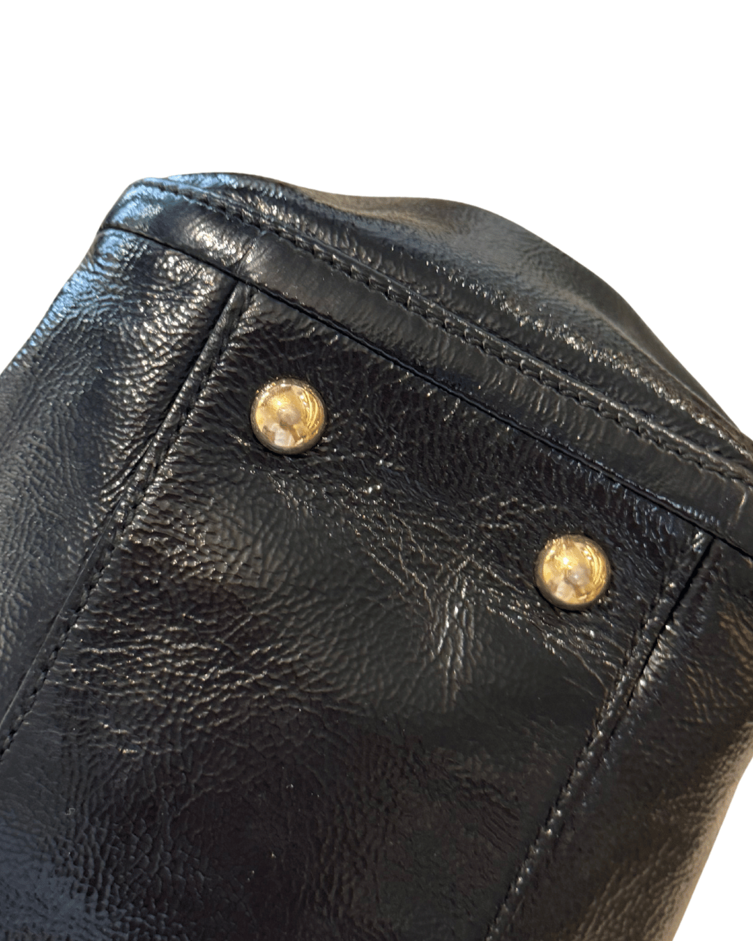 GUCCI SOHO PELLE VERNICIATA NERA