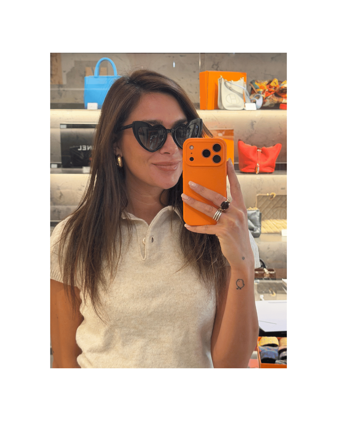 OCCHIALI YSL FORMA DI CUORE NERI